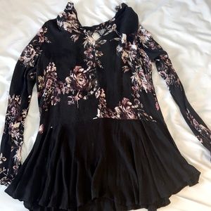 BLACK FLORAL SHIRT